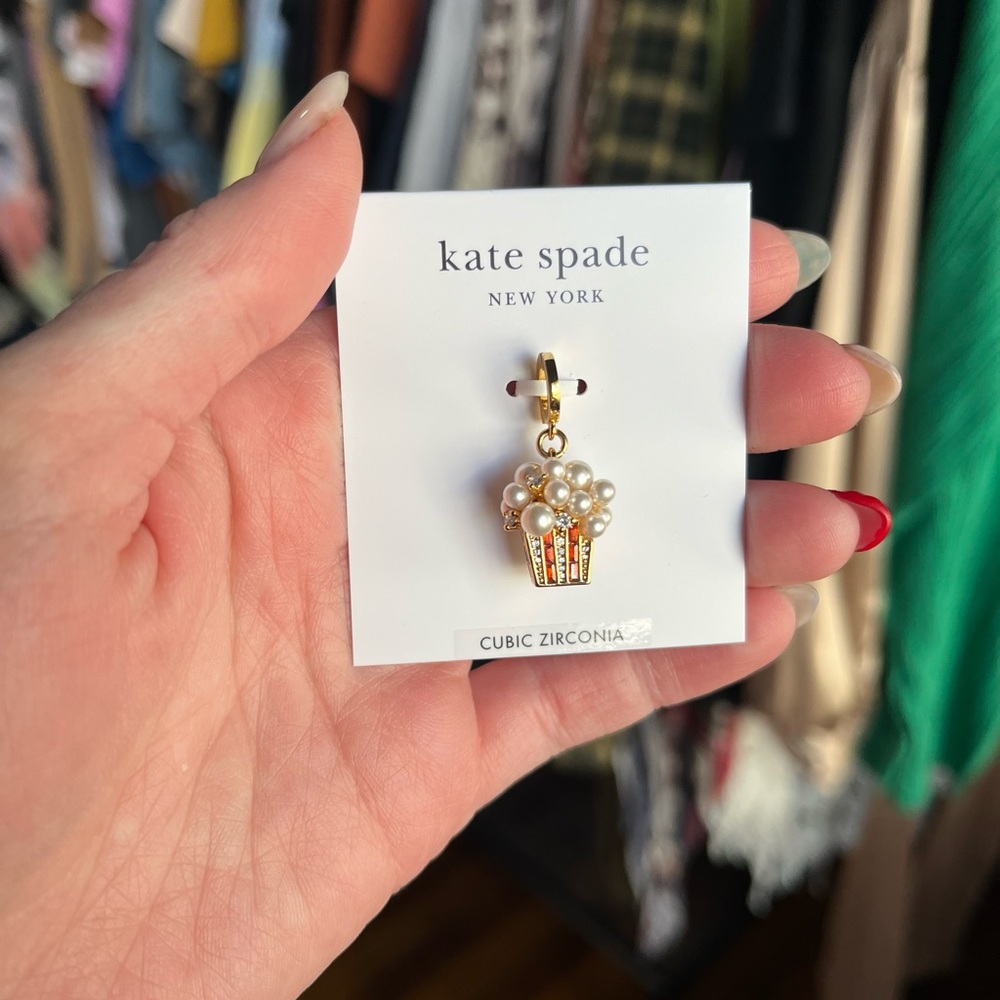 NEW Kate Spade One In A Million Popcorn Charm - Picture 2 of 10
